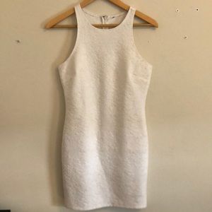 White lace mini dress